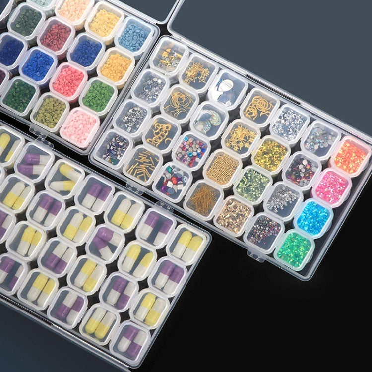 56 Slots Transparent Plastic Storage Box Jewelry Nail Art Rhinestone Bead Box My Store