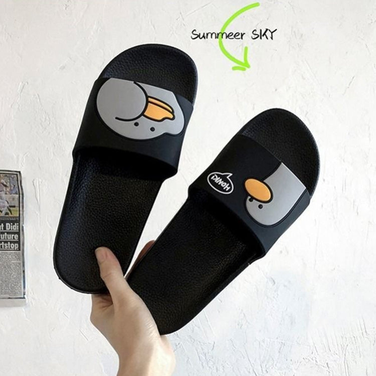 Cartoon Duck Pattern Casual Soft Wear-resistant Couple Slippers My Store