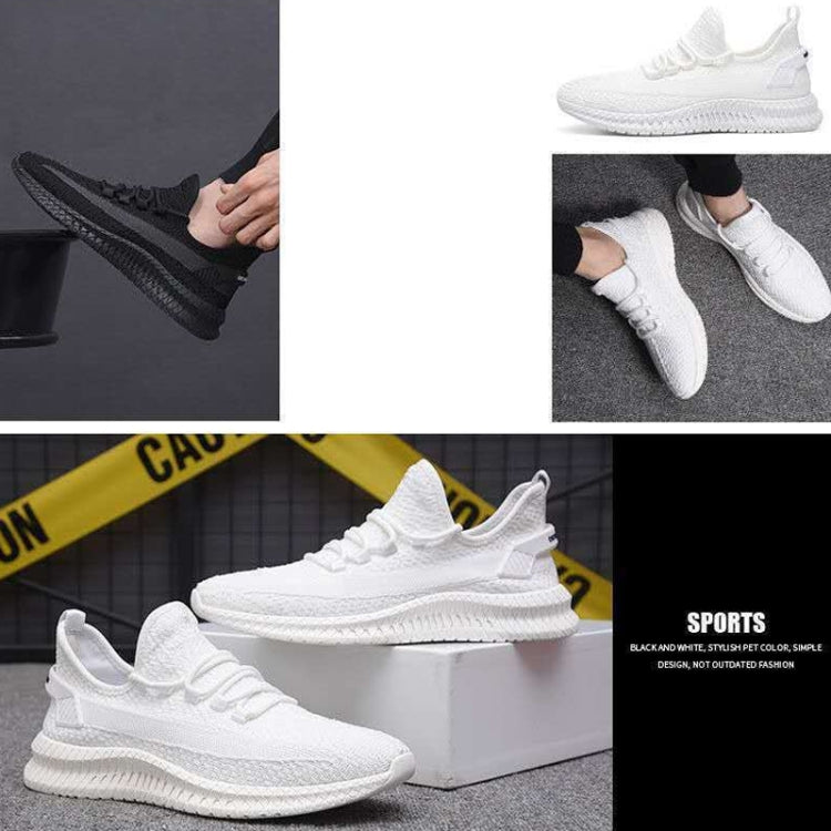 Men Breathable Sneakers Fly Woven Casual Mesh Shoes My Store