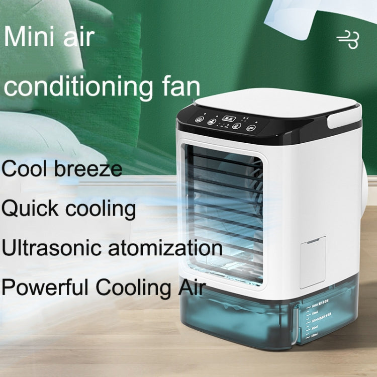 Desktop Mini Cold Air Fan Home Humidifier Dual Spray Air Conditioning Fan Reluova