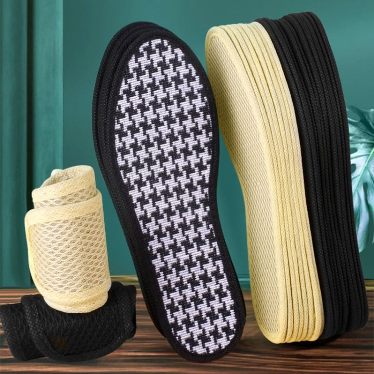 1pairs Bamboo Charcoal Deodorant Comfortable Soft Breathable Insole, Series 1-Reluova