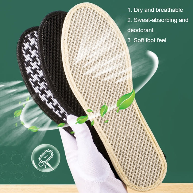 1pairs Bamboo Charcoal Deodorant Comfortable Soft Breathable Insole, Series 1-Reluova