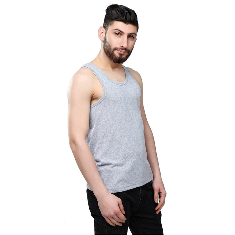 Cotton Men Sports Vest Skin-friendly and Breathable Casual Vest