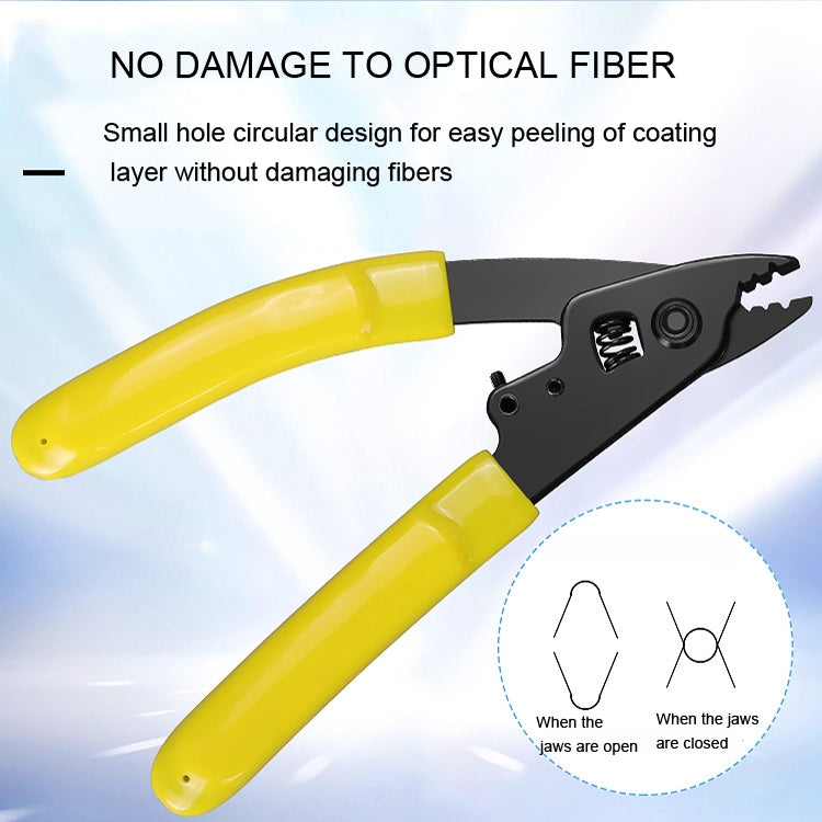 CFS-3 Fiber Optical Stripper 3 Holes Plier for OM1 OM2 OM3 OM4 Fiber Cable Jacket