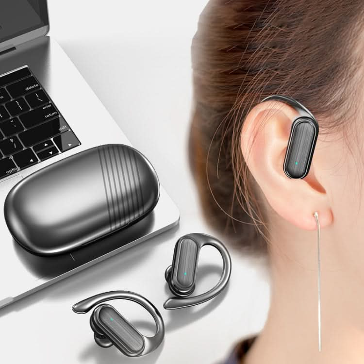 LED Digital Display Wireless Ear-Mounted Noise Reduction Bluetooth Headset