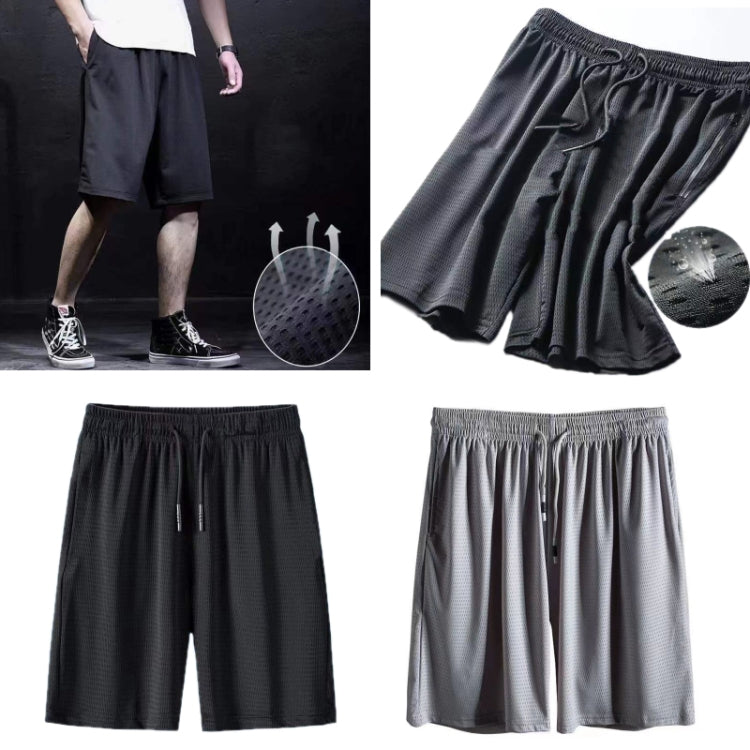 Men Summer Quick-drying Ice Silk Sports Slack Shorts My Store