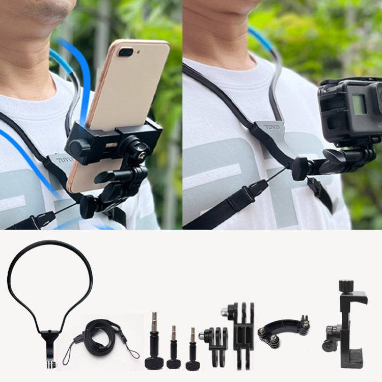 TUYU Camera Neck Holder Mobile Phone Chest Strap Mount  For Video Shooting//POV Reluova