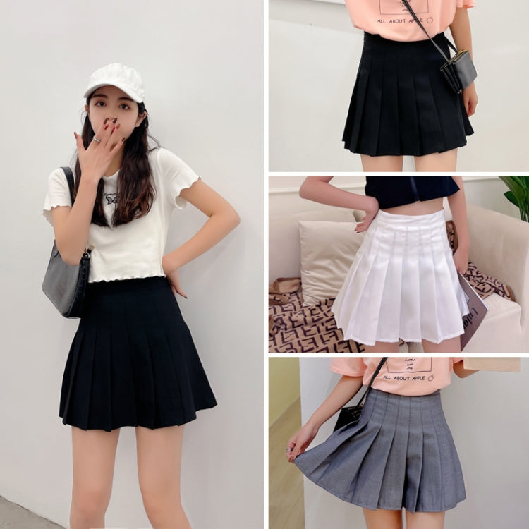 Summer High Waist Pleated Skirt Student A-Shaped Skirt My Store