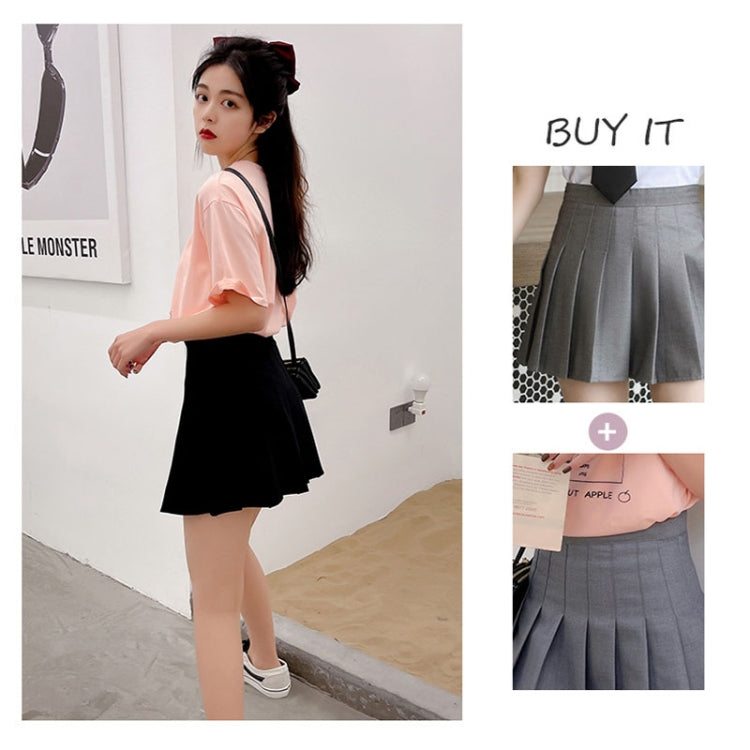 Summer High Waist Pleated Skirt Student A-Shaped Skirt My Store