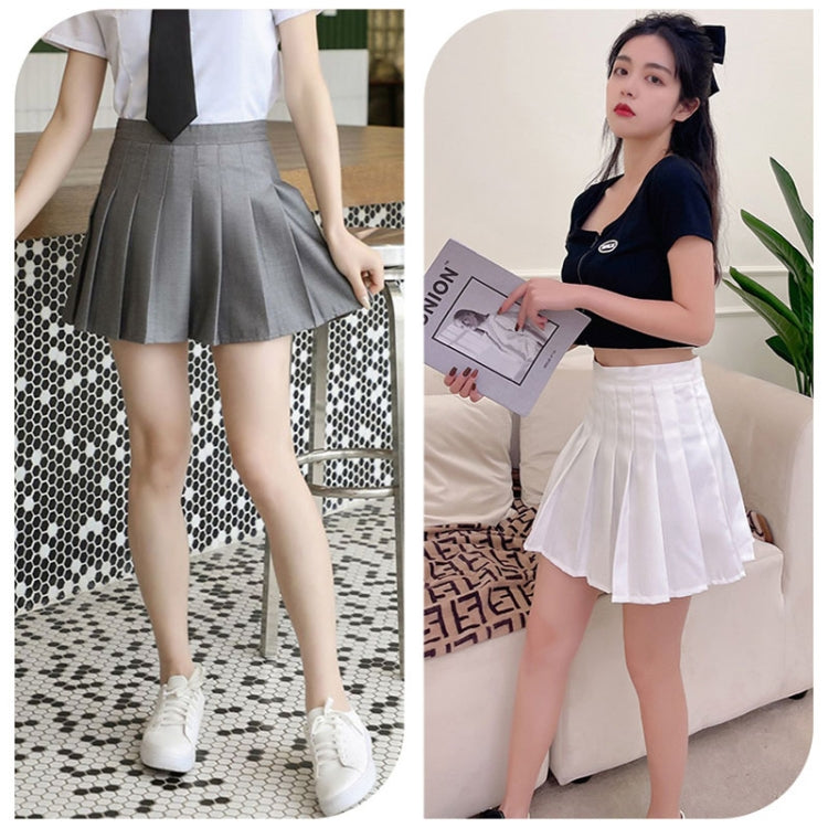 Summer High Waist Pleated Skirt Student A-Shaped Skirt