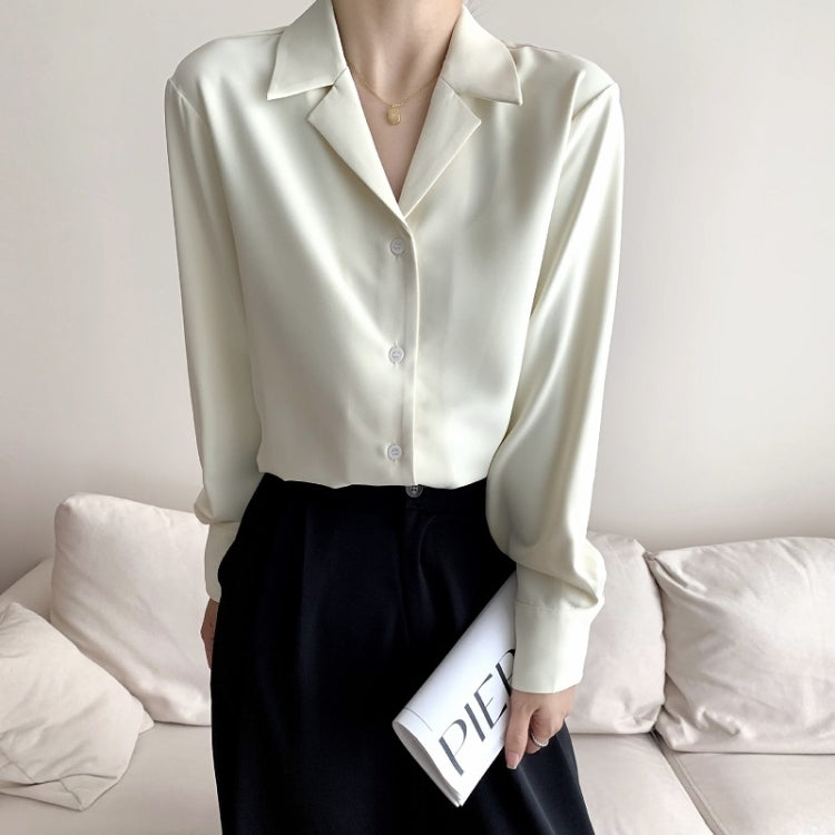 Women Chiffon Professional Shirt Loose Bottoming Shirt My Store