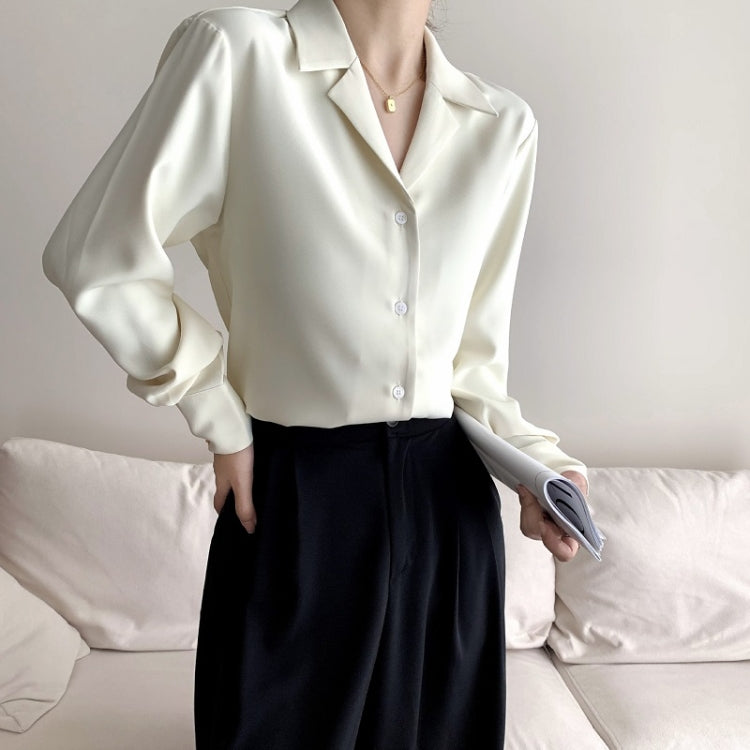 Women Chiffon Professional Shirt Loose Bottoming Shirt My Store