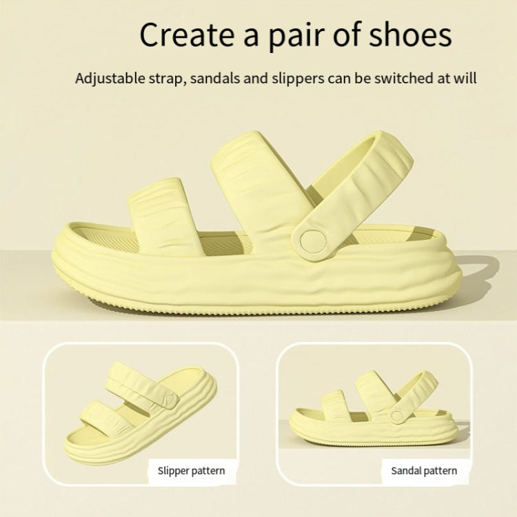 Outdoor Two Wear Thick Bottom EVA Slippers Couple Non-slip Breathable Sandals My Store