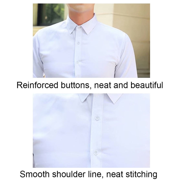 Long-Sleeved Non-Iron Anti-Wrinkle Slim-Fit Men Long-Sleeved Shirt My Store