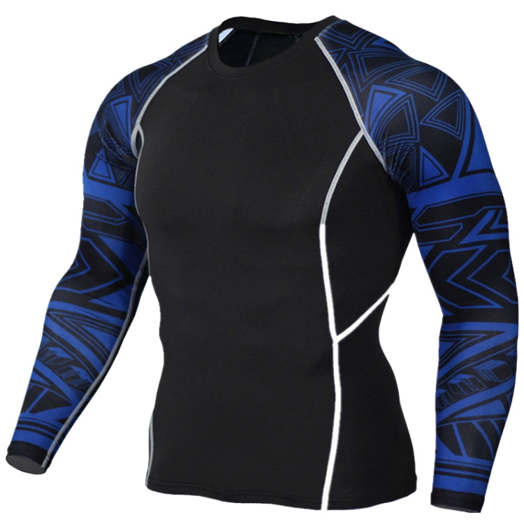 Flower Arm Sports Quick Drying Fitness Clothes Men Stretch Training Compression Clothes, Series 3