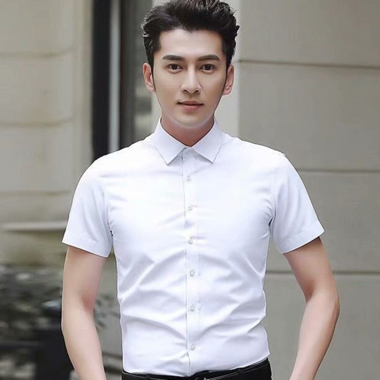 Summer Slim Mens Shirt Short Sleeve Business Professional Formal Shirt My Store