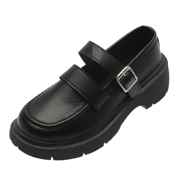 Women Leather Shoes Round Toe Mary Janes Shoes Girls Student School Shoes My Store