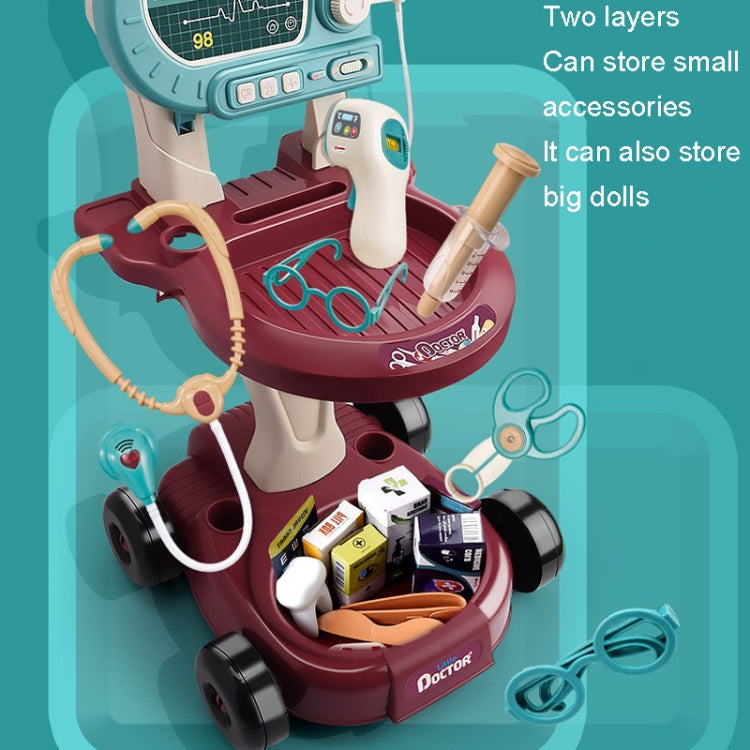 Play House Toy Set Simulation Doctor Cart