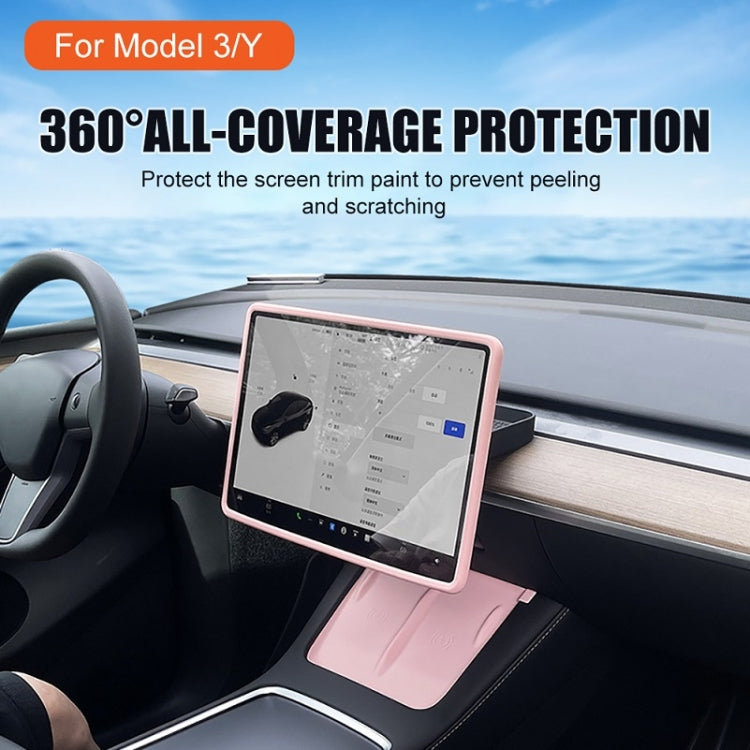 For Tesla Model3/Y Screen Bumper Protective Cover Silicone Frame ÎҵÄÉ̵ê