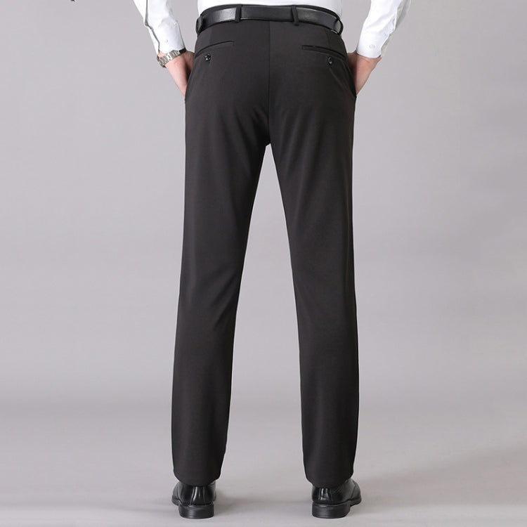 Men Summer Thin Casual Pants Suit Pants Loose Straight Stretch Chilled Silk Pants My Store