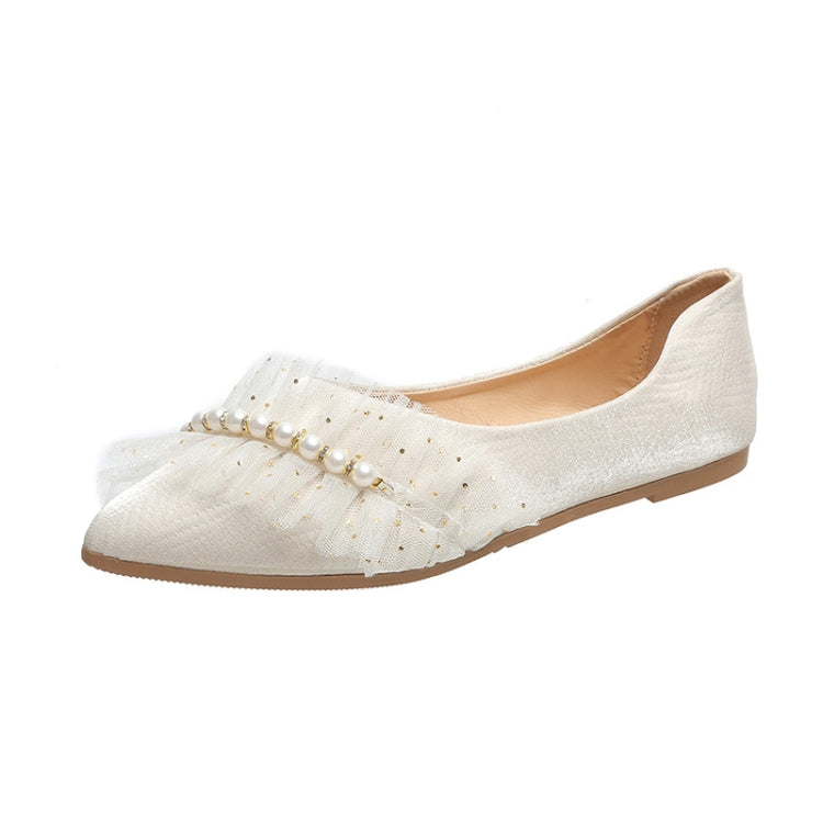 Gentle Style Soft-soled Flat Shoes Shallow Mouth Peas Shoes