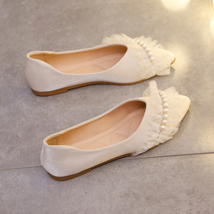 Gentle Style Soft-soled Flat Shoes Shallow Mouth Peas Shoes My Store