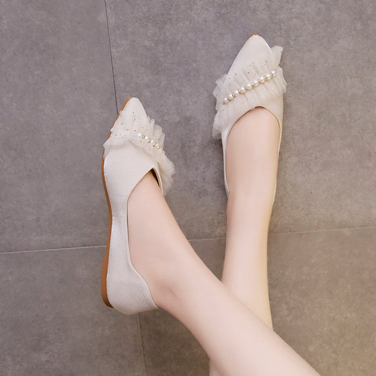 Gentle Style Soft-soled Flat Shoes Shallow Mouth Peas Shoes My Store