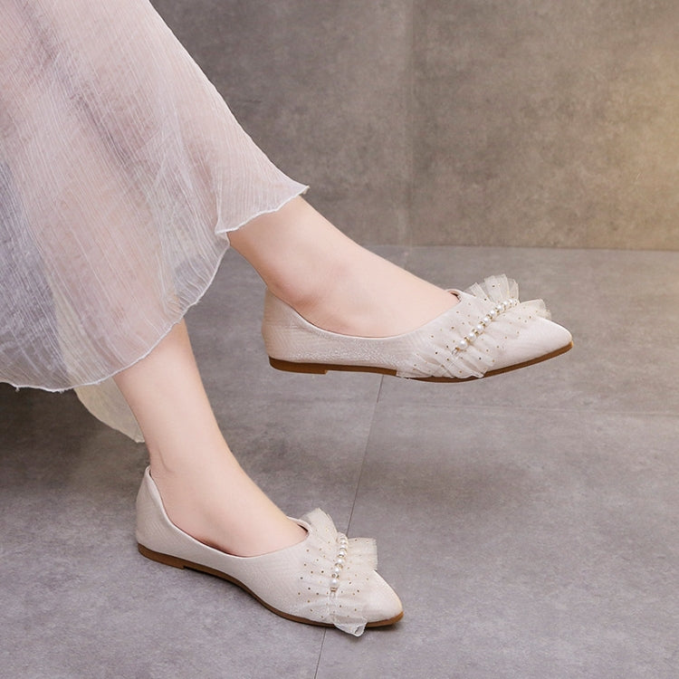 Gentle Style Soft-soled Flat Shoes Shallow Mouth Peas Shoes My Store