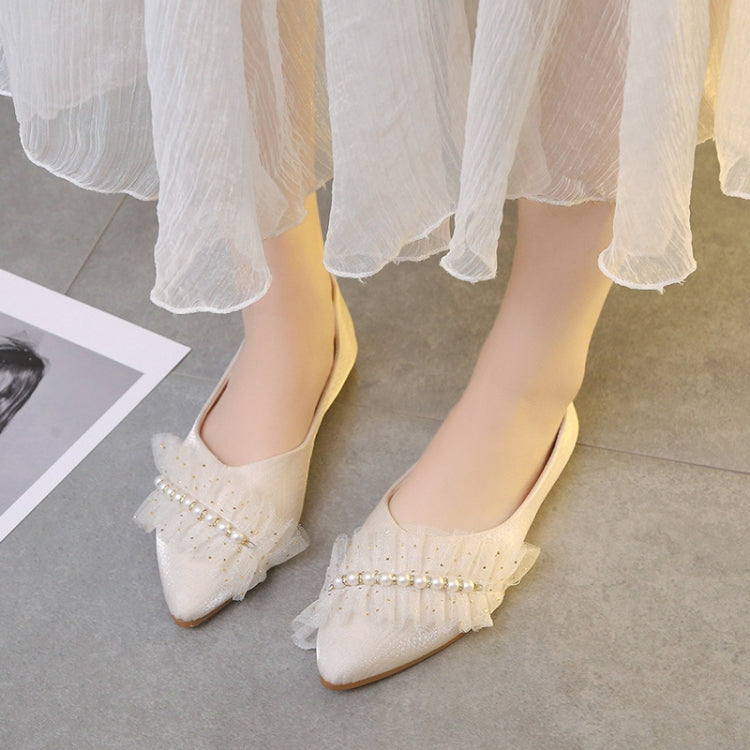 Gentle Style Soft-soled Flat Shoes Shallow Mouth Peas Shoes My Store