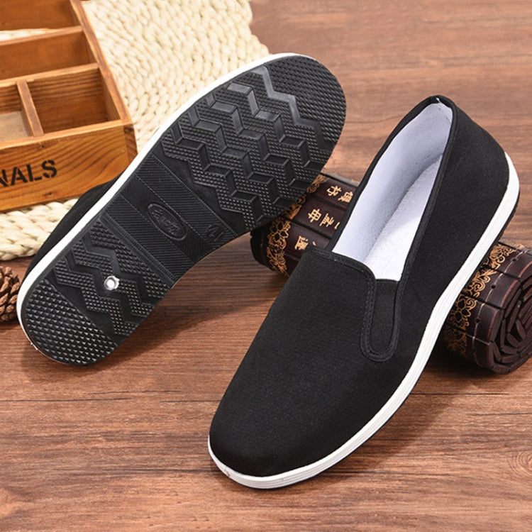 Men Spring and Summer Breathable Slip-on Canvas Breathable Non-slip Work Shoes My Store