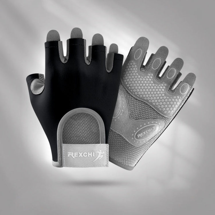 Yoga Sports Gloves Non-slip Shock-absorbing Half-finger Anti-cocoon Gloves Reluova