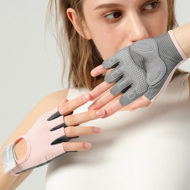 Yoga Sports Gloves Non-slip Shock-absorbing Half-finger Anti-cocoon Gloves