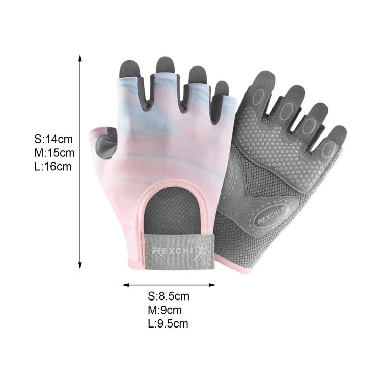 Yoga Sports Gloves Non-slip Shock-absorbing Half-finger Anti-cocoon Gloves Reluova