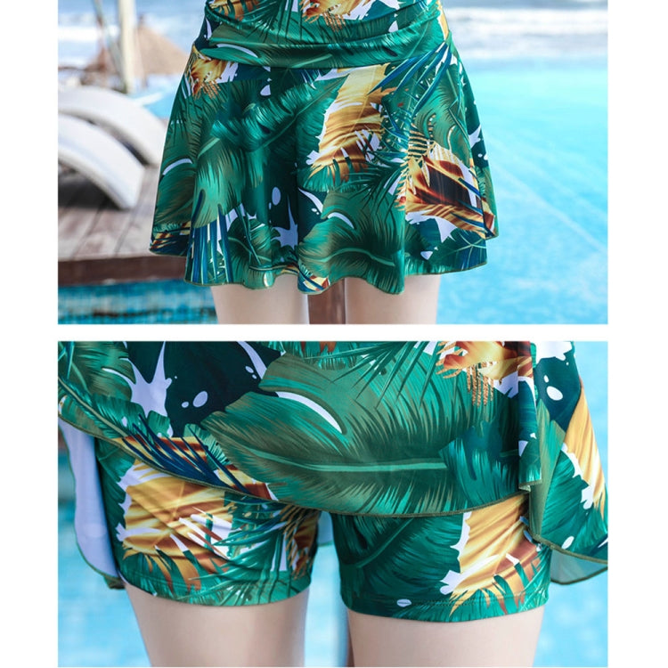 Summer Printed Skirt-Style Ladies One-Piece Sexy Backless Swimsuit My Store