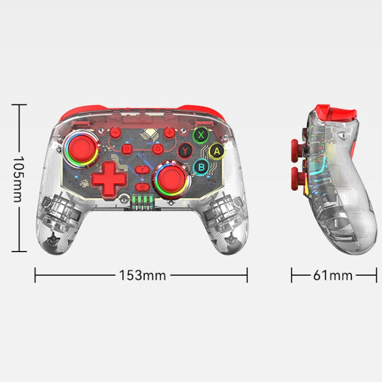 For PS3 / PS4 Dual Vibration Wireless Gamepad With RGB Lights Reluova