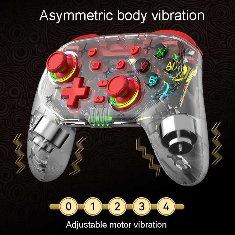 For PS3 / PS4 Dual Vibration Wireless Gamepad With RGB Lights Reluova