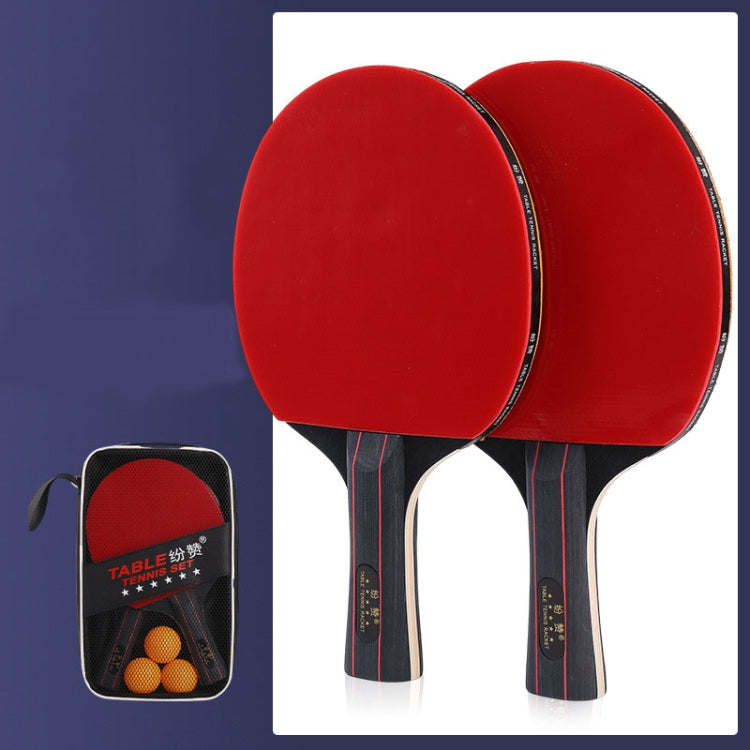 4 Star Table Tennis Racquet with 3 Balls & Bag Set