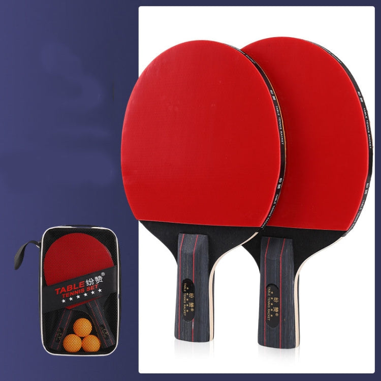 4 Star Table Tennis Racquet with 3 Balls & Bag Set