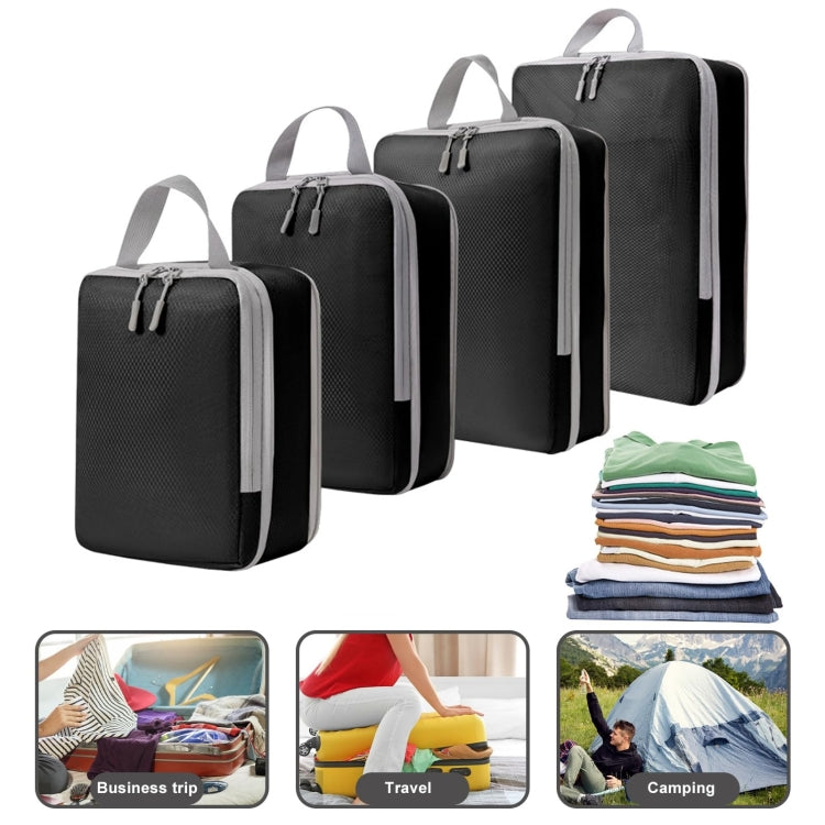 8 In 1  Compression Packing Cubes Expandable Travel Bags Luggage Organizer