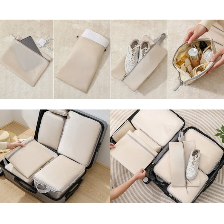 8 In 1  Compression Packing Cubes Expandable Travel Bags Luggage Organizer