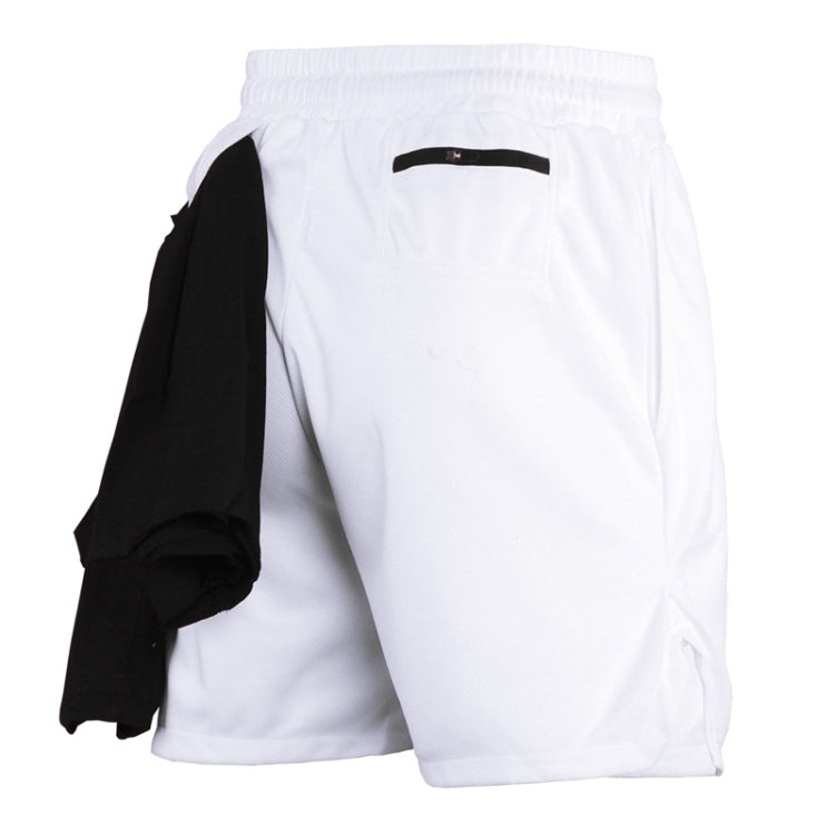 Mens Quick Dry Athletic Shorts Single Layer 5 / 10 Pants With Towel Hanging My Store