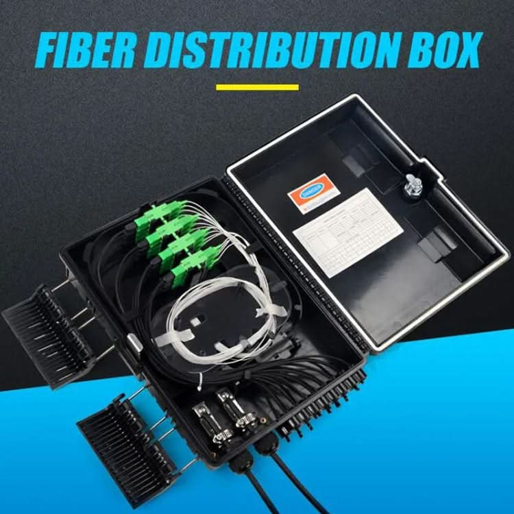 FTTH Distribution Box with 16 PLC Splitter Can Hold Up to 16 Subscribers Drop Cable My Store