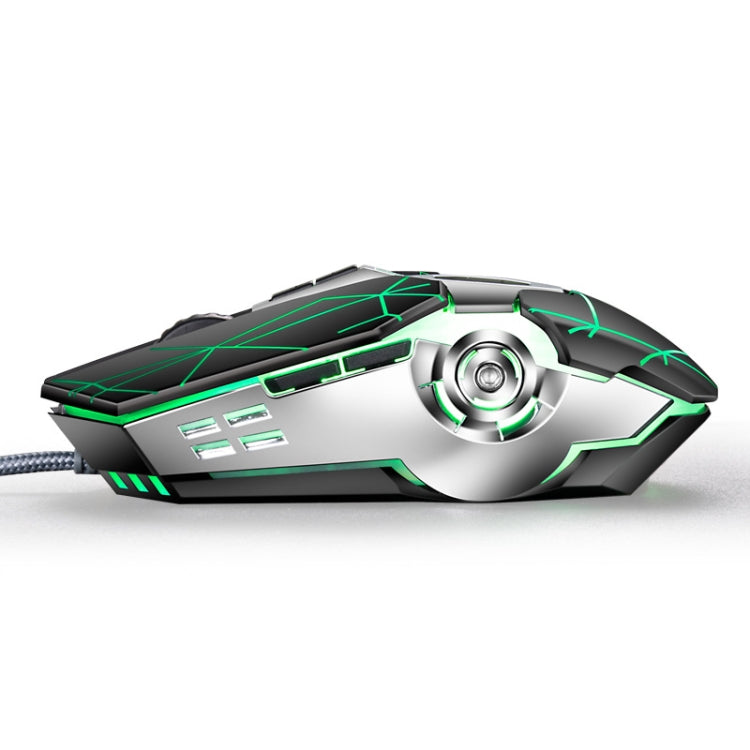 K-Snake Q7 Game Wired 7 Color Illuminated USB 4000 DPI Mechanical Mouse