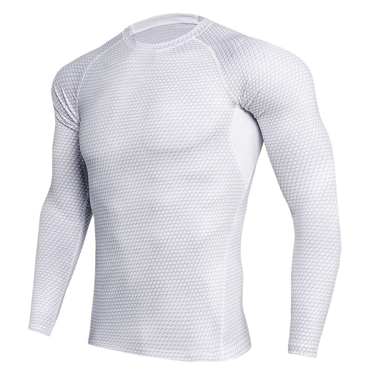 Mens Tight Athletic Long Sleeve Snake Pattern Stretch Quick Dry Training Shirt My Store