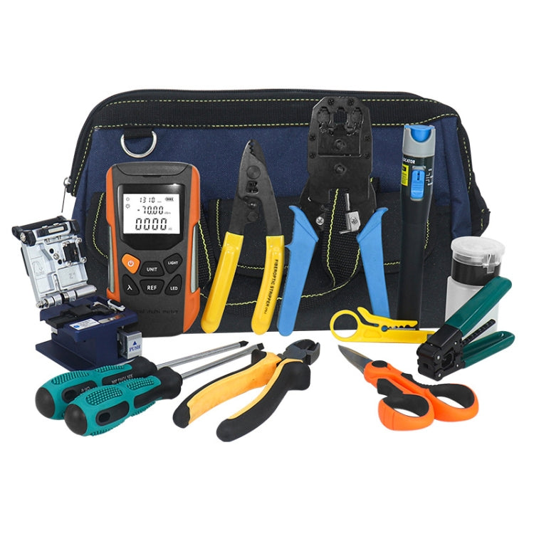 YH-G13 13-in-1 Fiber Optic Network Tool Kit Includes Optical Power Meter Pliers Cutter