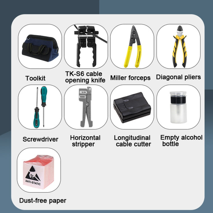 YH-G10  10-in-1 Fiber Optic Tool Kit TK-S6 Cable Knife and Stripping Kit