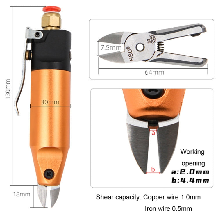 2 In 1 Pneumatic Snip Plier Cutting Metal Plastic Model Scissor Tool-Reluova