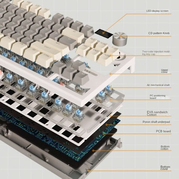 LANGTU LT84 Mechanical Luminous Keyboard My Store