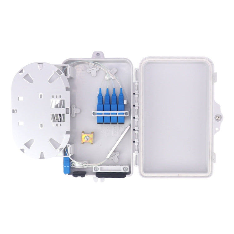 4 Core Fiber Splitter Box Wall Mounted  FTTX Distribution Box-Reluova