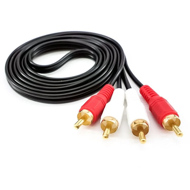 Double Lotus Audio Cable RCA Two-To-Two Power Amplifier Audio Cable My Store